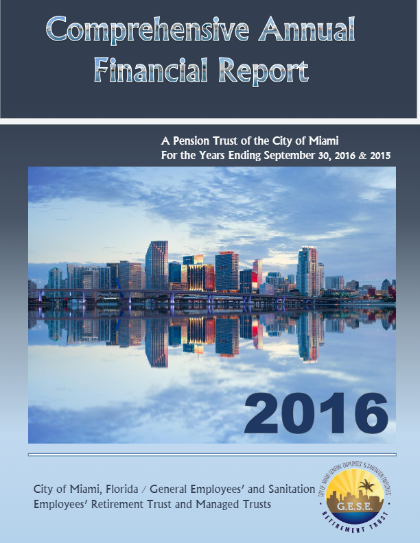 Comprehensive Annual Financial Report - 2016
