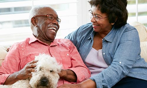 GESE Older Couple and Dog
